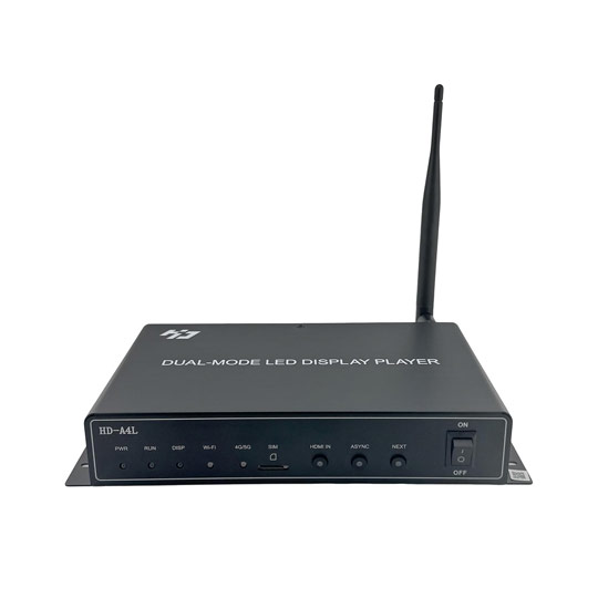 Wi-Fi、HDMI、ギガビットイーサネット対応LEDディスプレイ搭載メディアプレーヤー