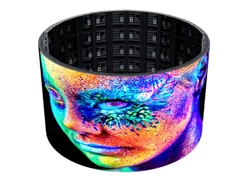 Magnetic LED Display Playing Content