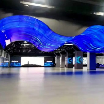 Wavy LED Display