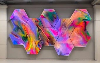 Hexagonal LED Screen