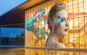Transparent LED Film Display