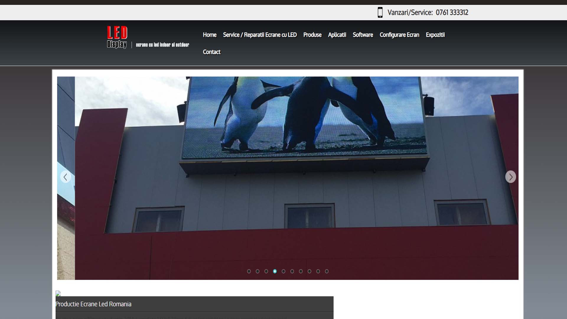 Pantalla LED de 7 pulgadas