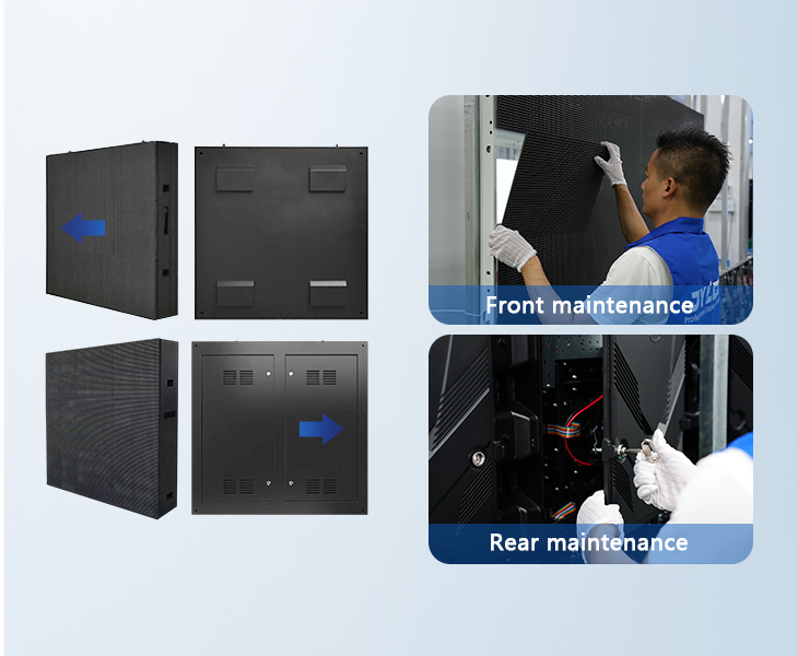 Manutenzione anteriore e manutenzione posteriore Schermo LED esterno
