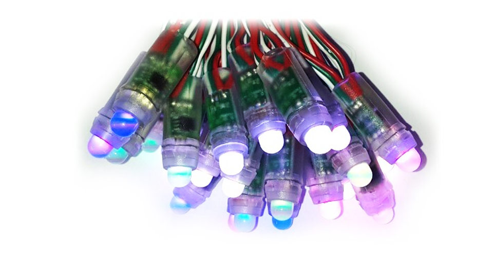 LEDs endereçáveis