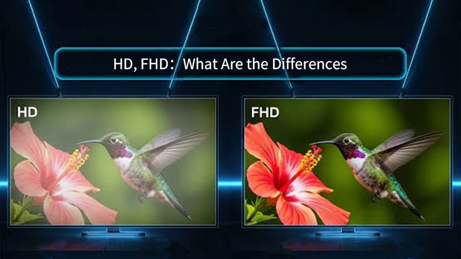 Aplicaciones de monitores HD frente a FHD