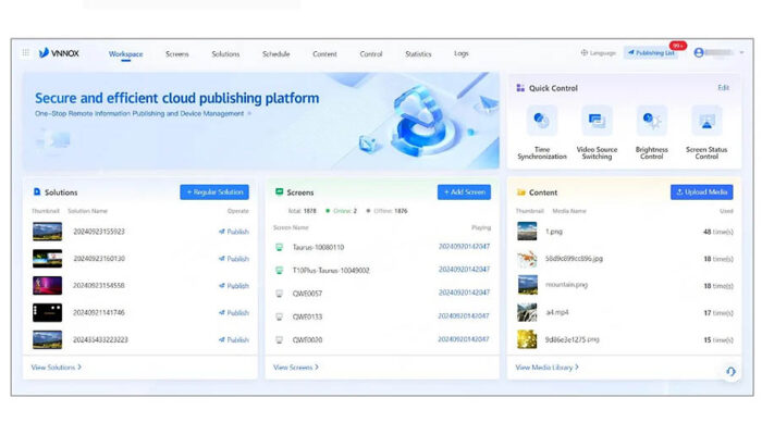 The VNNOX Standard System Management Interface