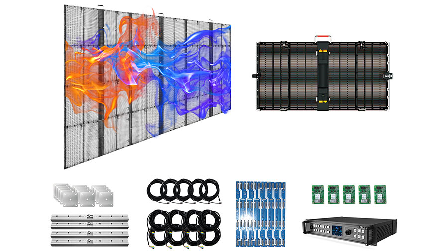 Display LED trasparente