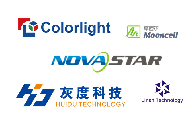 LED Control System Brand Logos