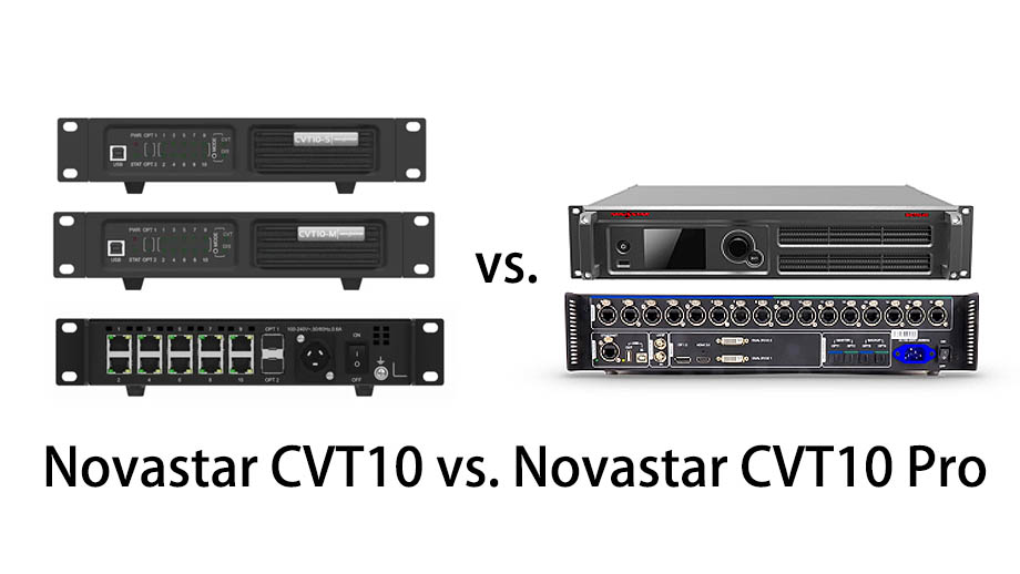 Novastar CVT10 Pro 対 Novastar CVT10