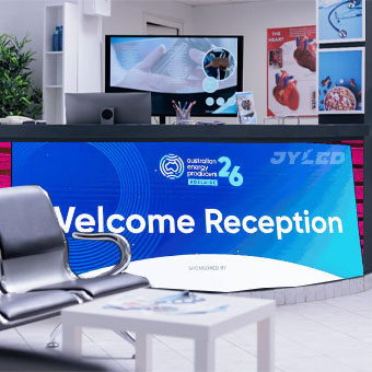 Pantalla LED de recepción